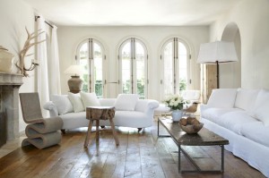 Living room; Houston, USA. Pamela Pierce. Interior photo via Veranda.